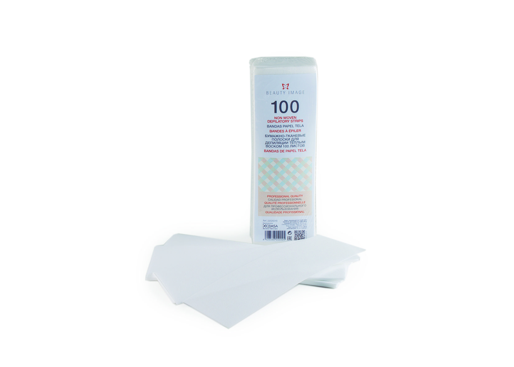 BI BANDAS PAPEL TELA CALIDAD PROFESIONAL 100u - BEAUTY IMAGE : BEAUTY IMAGE
